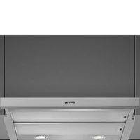 SMEG UNIVERSALE design teleszkópos páraelszívó, 60 cm, inox, B energiaosztály