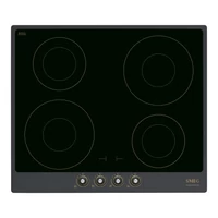 SMEG INDUKCIÓS FŐZŐLAP, Cortina design, 60 cm, 4 főzőzóna, antracit