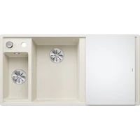 BLANCO AXIA III 6 S bal törtfehér üveg tart. BLANCO AXIA III 6 S bal törtfehér üveg tart.