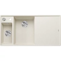 BLANCO AXIA III 6S-F bal törtfehér üveg tart., SZINTBE ÉPÍTÉS BLANCO AXIA III 6S-F bal törtfehér üveg tart., SZINTBE ÉPÍTÉS