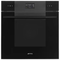 SMEG KOMBINÁLT GŐZSÜTŐ, Linea design, Galileo, 60 cm, ES LCD, mélyfekete üveg