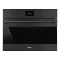SMEG KOMPAKT MIKROHULLÁMÚ SÜTŐ, Classica design, Galileo, 45 cm, CS LCD, fekete