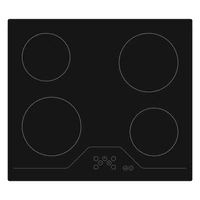 EVIDO VETRO 60CB üvegkerámia főzőlap, 60 cm, fekete