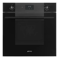 SMEG LÉGKEVERÉSES SÜTŐ, Linea design, 60 cm, ES LCD, mélyfekete üveg