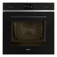 SMEG KOMBINÁLT MIKROHULLÁMÚ SÜTŐ, Selezione design, Galileo, 60 cm, ES LCD, fekete üveg