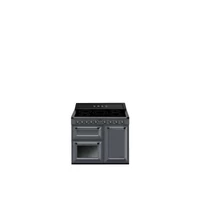 SMEG SZABADONÁLLÓ TŰZHELY, Victoria design, 100 cm, 3 sütőtér, indukciós főzőlap, palaszürke