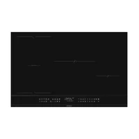De Dietrich indukciós főzőlap, 80 cm, 4 zóna (1 horiZone), LCD, elszívó párosítás, hőmérő szonda, infinite black