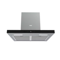 EVIDO LINE 60B T-shape fali páraelszívó, 60 cm, inox/fekete üveg, érintőszenzor