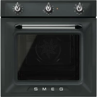SMEG LÉGKEVERÉSES SÜTŐ, Victoria design, 60 cm, analóg, matt fekete