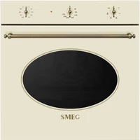 SMEG HŐLÉGKEVERÉSES SÜTŐ, Colonial design, 60 cm, analóg, bézs
