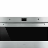 SMEG PIROLITIKUS HŐLÉGKEVERÉSES XL SÜTŐ, Classica design, 90 cm, ES LCD, inox