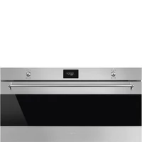 SMEG PIROLITIKUS HŐLÉGKEVERÉSES XL SÜTŐ, Classica design, 90x47,5 cm, CS LCD, inox