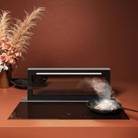 Falmec LEVEL ONE 90 cm indukciós főzőlap beépített elszívóval, 2x2 bridge zóna