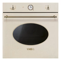 SMEG HŐLÉGKEVERÉSES SÜTŐ, Colonial design, 60 cm, analóg, avena
