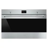 SMEG HŐLÉGKEVERÉSES XL SÜTŐ, Classica design, 90 cm, LCD, inox