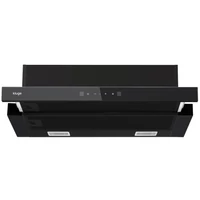 Kluge teleszkópos fekete páraelszívó, 60cm, fek. üveg front, TC