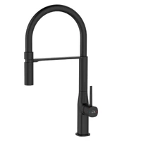 Laveo POLA álló csaptelep rugalmas kiömlővel, matt fekete