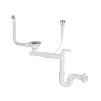 Laveo Szifon egymedencés dugókiemelős Laveo Szifon egymedencés dugókiemelős