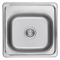 LAVEO STANDARD egymedencés inox mosogató szifonnal K.