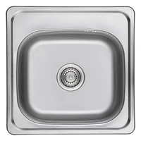 LAVEO STANDARD egymedencés inox mosogató szifonnal K.