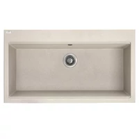 LAVEO TAU 9 nagymedencés bézs mosogató helytakarékos szifonnal LAVEO TAU 9 nagymedencés bézs mosogató helytakarékos szifonnal