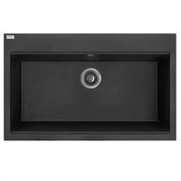 LAVEO TAU 8 nagymedencés mosogató, szemcsés fekete LAVEO TAU 8 nagymedencés mosogató, szemcsés fekete