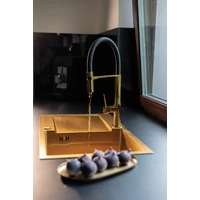 LAVEO MARMARA egymed.csepptálcás mosogató, Arany LAVEO MARMARA egymed.csepptálcás mosogató, Arany