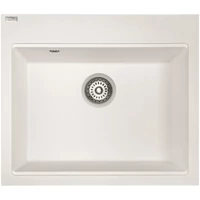 LAVEO TAU 6 egymedencés mosogató, fehér LAVEO TAU 6 egymedencés mosogató, fehér