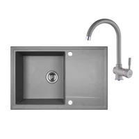 LAVEO HUNTER szürke egymedence csepptálcás szett LAVEO HUNTER szürke egymedence csepptálcás szett