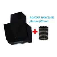 CATA - Páraelszívó Thalassa 600 GBK fekete + AIRA plazma filter RONDO 1000/210 R