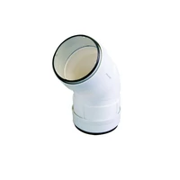 GONAL 0676ES Könyök elem 45°, NA100