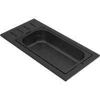 ELLECI - Tároló edény egyrészes gourmet 366 fekete HPL kerettel