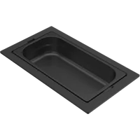 ELLECI - Tároló edény egyrészes gourmet 366 fekete HPL kerettel