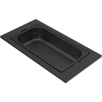 ELLECI - Tároló edény egyrészes gourmet 410 fekete HPL kerettel