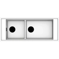 ELLECI - Mosogatótálca Mixology 590 K96 White fekete tartozékokkal