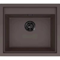 ELLECI - Mosogatótálca Sintesi 105 K87 Cocoa fekete tartozékokkal