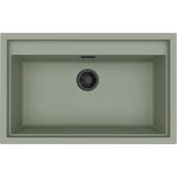 ELLECI - Mosogatótálca Sintesi 130 K82 Sage fekete tartozékokkal