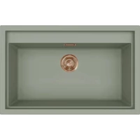 ELLECI - Mosogatótálca Sintesi 130 K82 Sage bronz tartozékokkal