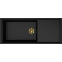 ELLECI - Mosogatótálca Sintesi 510 K86 Black arany tartozékokkal ELLECI - Mosogatótálca Sintesi 510 K86 Black arany tartozékokkal