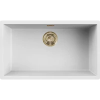 ELLECI - Mosogatótálca Zen-F 130 K96 White arany tartozékokkal