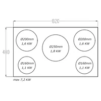 SIRIUS - Beépíthető indukciós főzőzóna S-H7 5 SIRIUS - Beépíthető indukciós főzőzóna S-H7 5