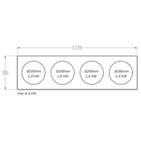 SIRIUS - Beépíthető indukciós főzőzóna S-H7 SLIM 4 SIRIUS - Beépíthető indukciós főzőzóna S-H7 SLIM 4
