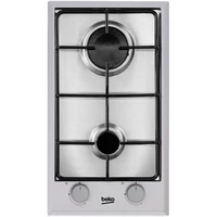 Beko HDCG 32220 SX ezüst,beépíthető, gáz, főzőzóna: 2, beépíthető méret: 27cm, főzőlap