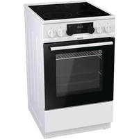 Gorenje ECS5350WA fehér, szabadonálló, kerámialapos, elektromos, főzőzóna: 4, sütő:70L, grill, tűzhely