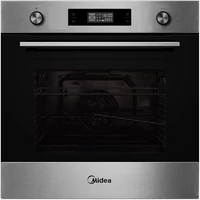 Midea N5M90E6 inox, beépíthető, sütőtér: 70L, grill, légkeverés, sütő