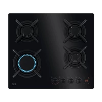 AEG HKB64453NB fekete, beépíthető, gáz, főzőzóna: 4, beépíthető méret: 56cm, főzőlap