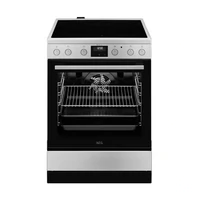 AEG CCB6446ABM inox, szabadonálló, kerámialapos, elektromos, főzőzóna: 4, sütő:72L, grill, tűzhely