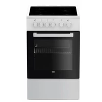 Beko FSM57000GW fehér, szabadonálló, kerámialapos, elektromos, főzőzóna: 4, sütő:55L, grill, tűzhely