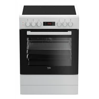 Beko FSM67300GWS fehér, szabadonálló, kerámialapos, elektromos, főzőzóna: 4, sütő:72L, grill, tűzhely