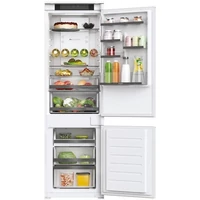 Haier HBW5518E alulfagyasztós, beépíthető, Hűtő:186L, Fagyasztó:62L, No frost hűtőszekrény